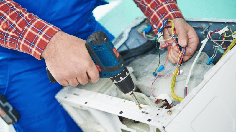 Turgutlu Carrier Carrier çamaşır makinesi kart tamiri – Su almama arızası orijinal parça ile giderildi. - Teknik servis örneği